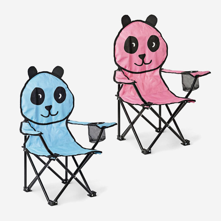 [1+1] 접을 수 있는 어린이용 팬더 의자