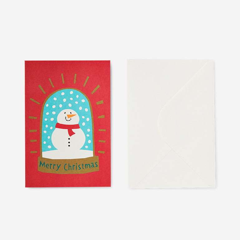 XMAS 눈사람 카드/봉투