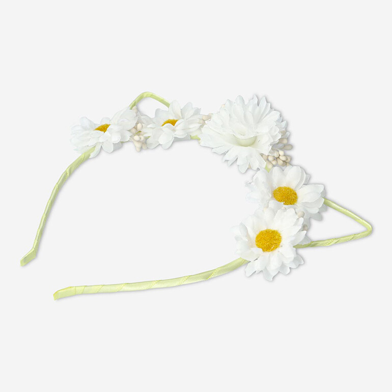 봄한송이 하얀꽃머리띠