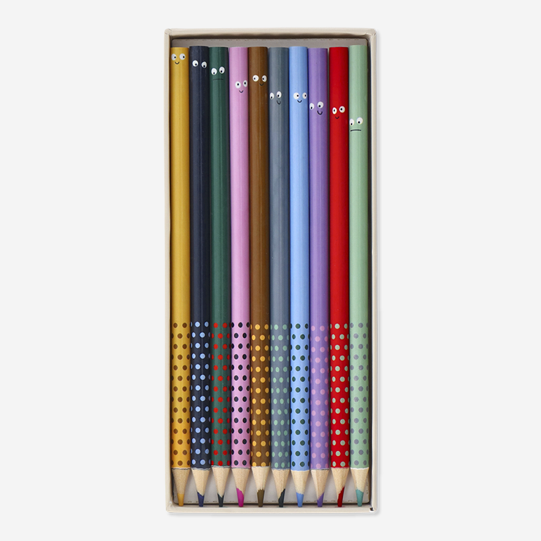 투데이날씨 10색 색연필