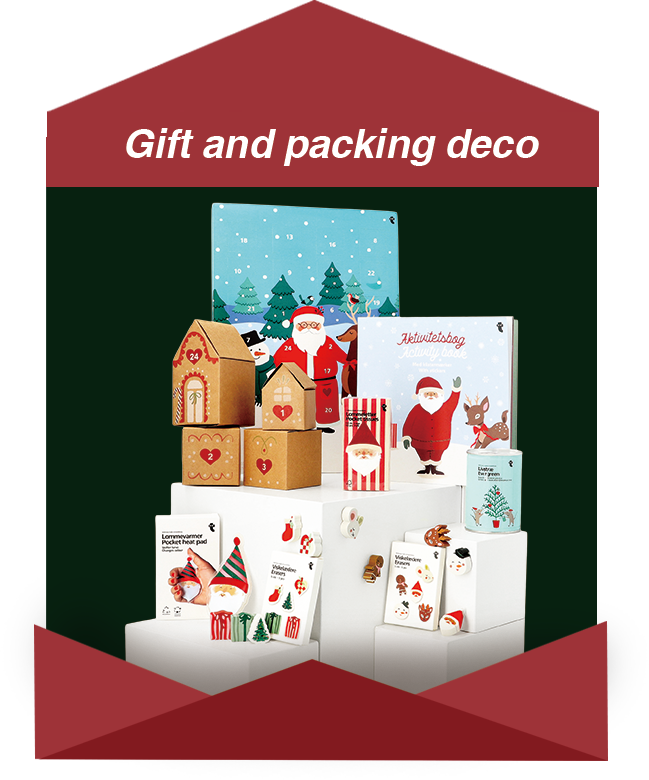Gift and packing deco